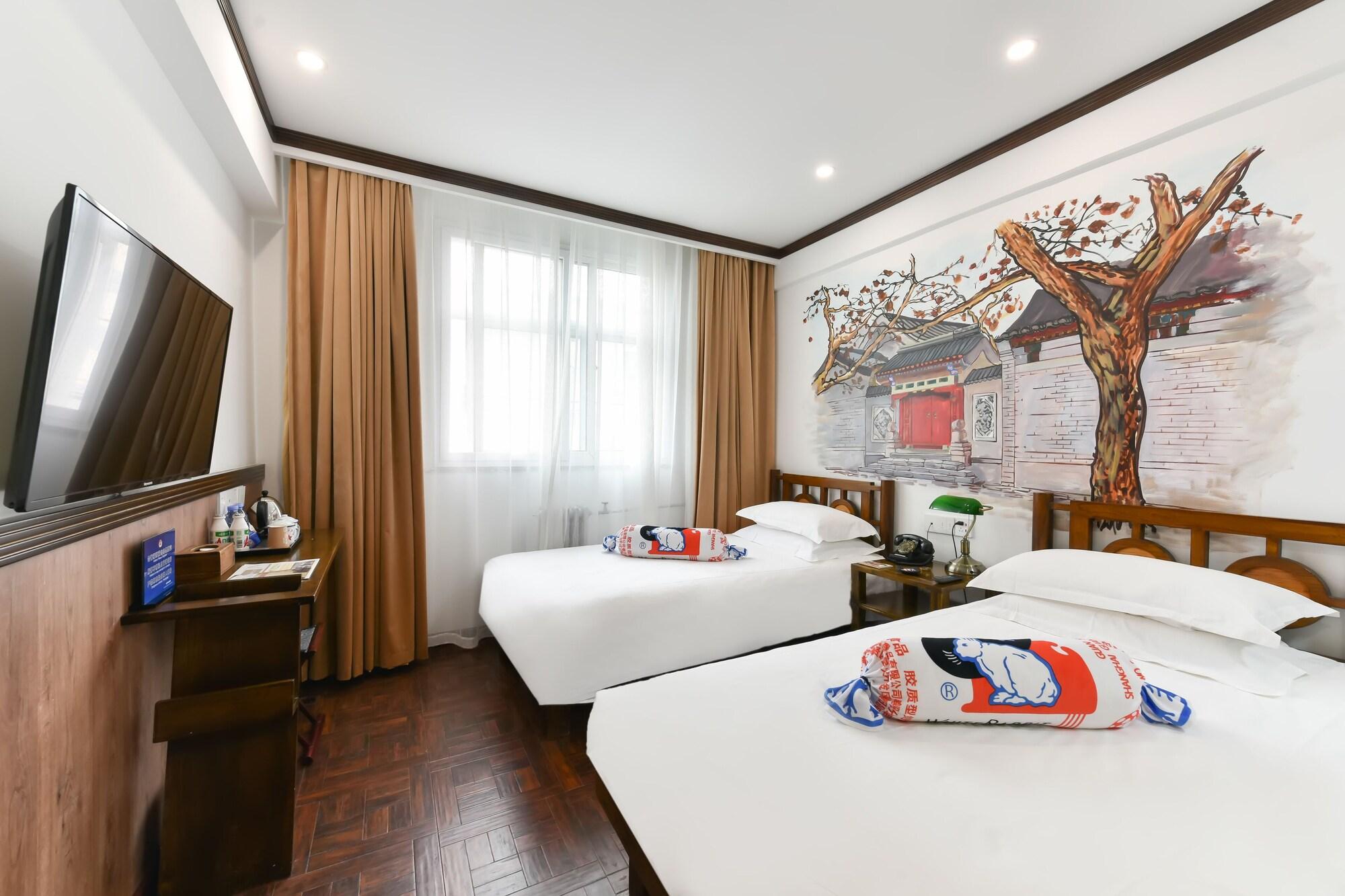 Nost Algia Hotel - Near Beijing Yonghe Lama Temple, Ghost Street, Beihai Park, Jingshan Park, Drum Tower, Houhai Bar Street, Tian'Anmen Square, Located In Beijing Traditional Hutongs, 5 Minutes Away From Subway, Free Laundry Serive المظهر الخارجي الصورة