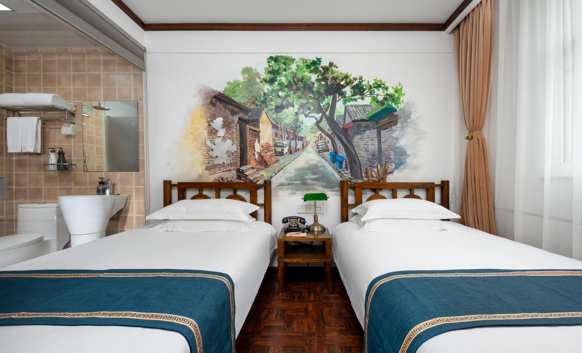 Nost Algia Hotel - Near Beijing Yonghe Lama Temple, Ghost Street, Beihai Park, Jingshan Park, Drum Tower, Houhai Bar Street, Tian'Anmen Square, Located In Beijing Traditional Hutongs, 5 Minutes Away From Subway, Free Laundry Serive المظهر الخارجي الصورة