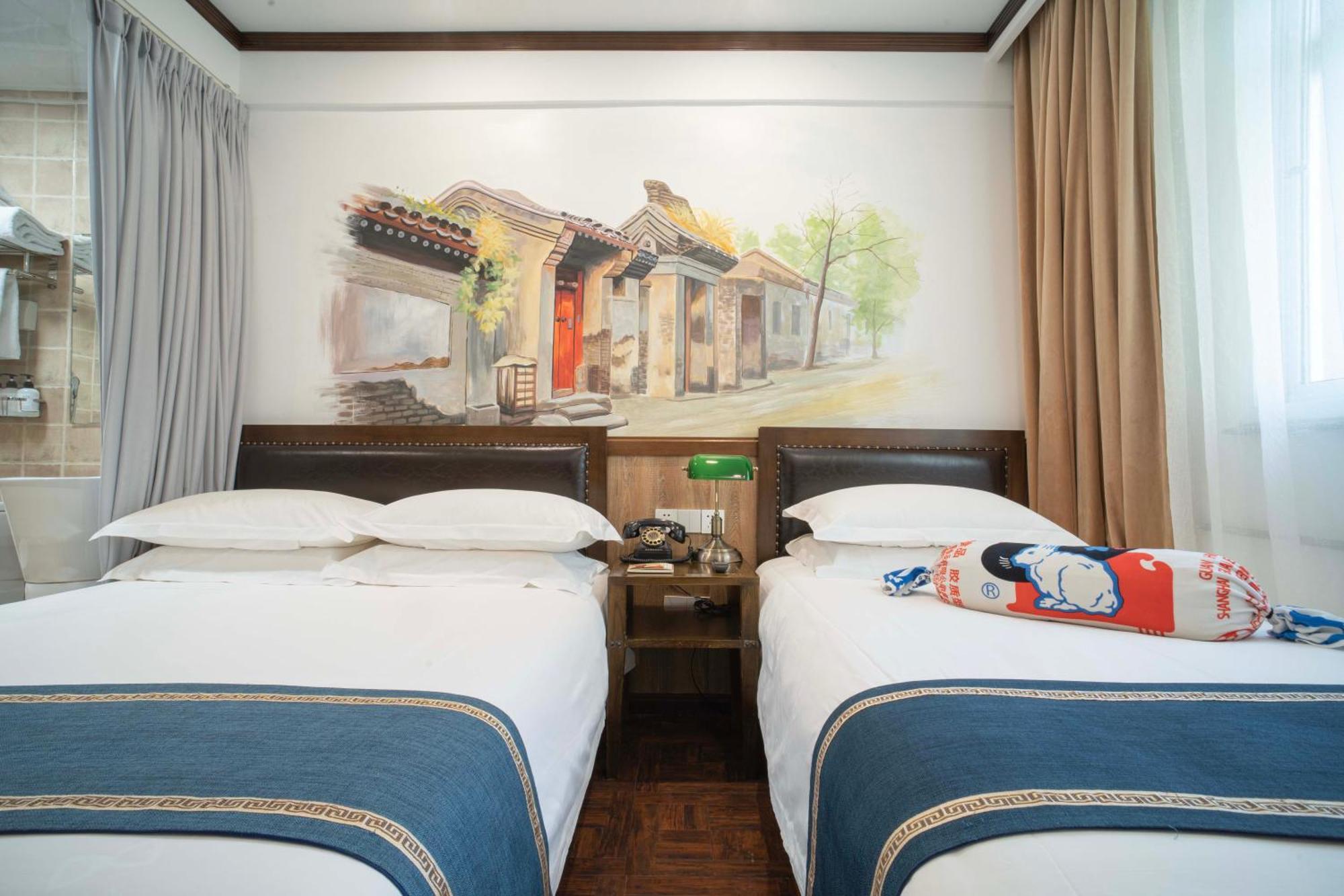 Nost Algia Hotel - Near Beijing Yonghe Lama Temple, Ghost Street, Beihai Park, Jingshan Park, Drum Tower, Houhai Bar Street, Tian'Anmen Square, Located In Beijing Traditional Hutongs, 5 Minutes Away From Subway, Free Laundry Serive المظهر الخارجي الصورة