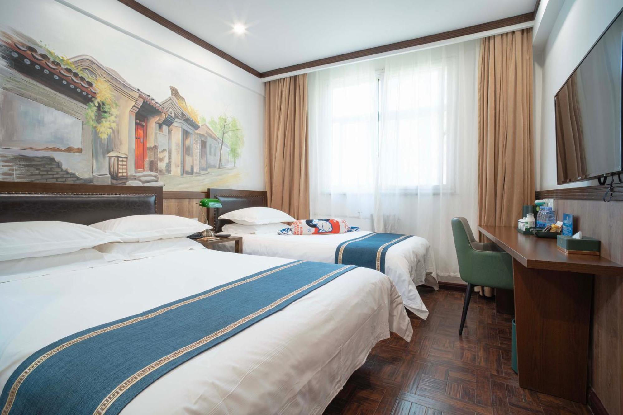 Nost Algia Hotel - Near Beijing Yonghe Lama Temple, Ghost Street, Beihai Park, Jingshan Park, Drum Tower, Houhai Bar Street, Tian'Anmen Square, Located In Beijing Traditional Hutongs, 5 Minutes Away From Subway, Free Laundry Serive المظهر الخارجي الصورة